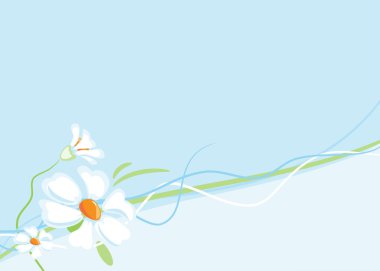 Flowers background horizontally clipart