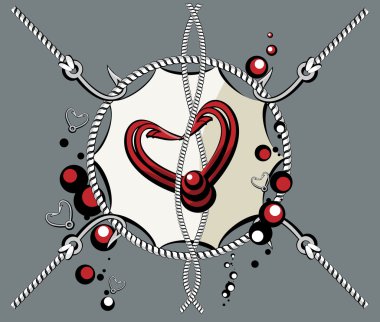 Hooks pattern_heart clipart