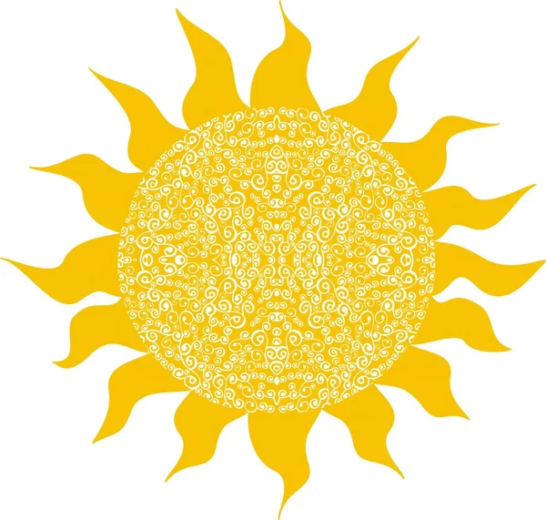 Stylizované slunce — Stockový vektor