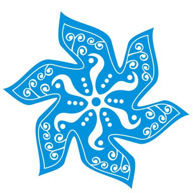 Vector snowflake clipart