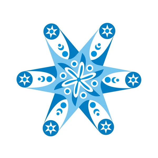 Flocons de neige vectoriels — Image vectorielle