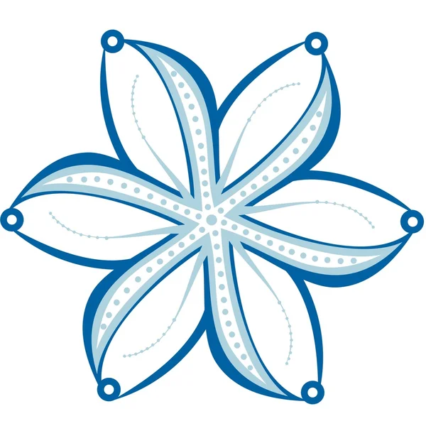Vector snowflake — Stock Vector
