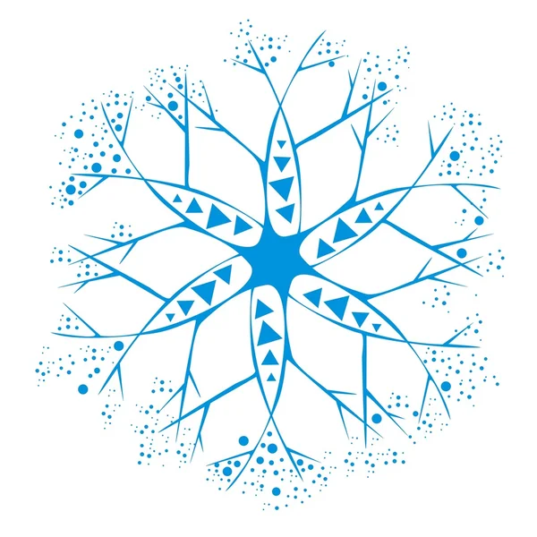 Vector snowflake — Stock Vector