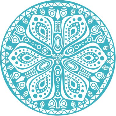 Vector snowflake clipart