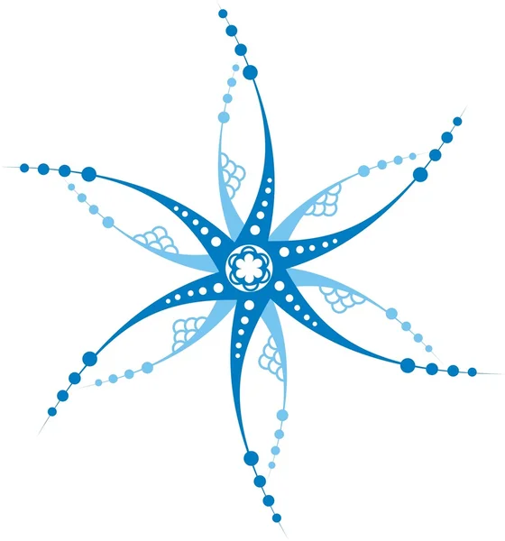 Stilize yıldız, hexagram — Stok Vektör