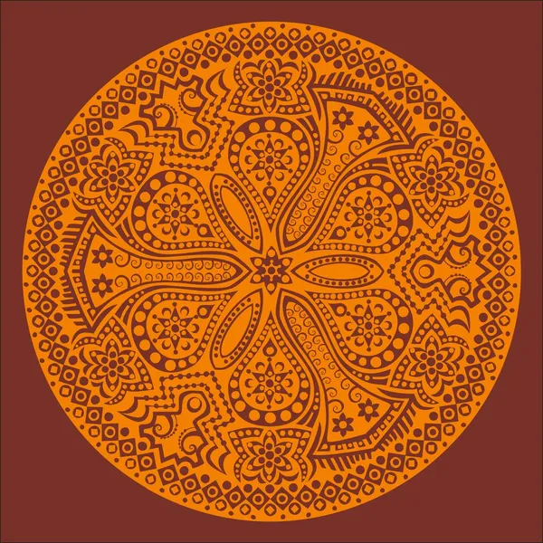 Ornement de cercle — Image vectorielle