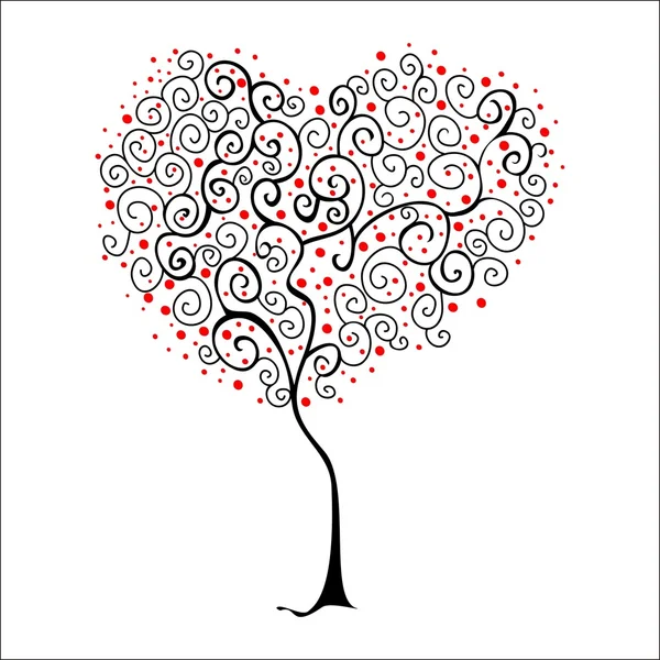程式化的树 — 图库矢量图片