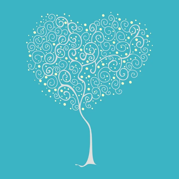 Stiliserade träd — Stock vektor