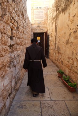 Jerusalem old city streets clipart