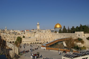 Jerusalem old city - dome of the rock clipart