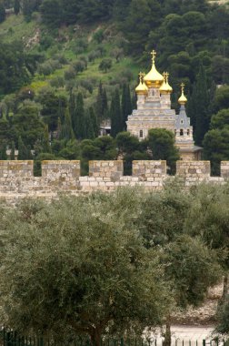 Russian orthodox church in jerusalem clipart