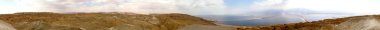 Dead sea panorama clipart