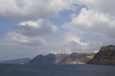 Ege Denizi, santorini Adası