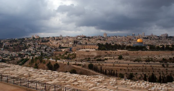Jeruzalémský chrám mount panorama — Stock fotografie