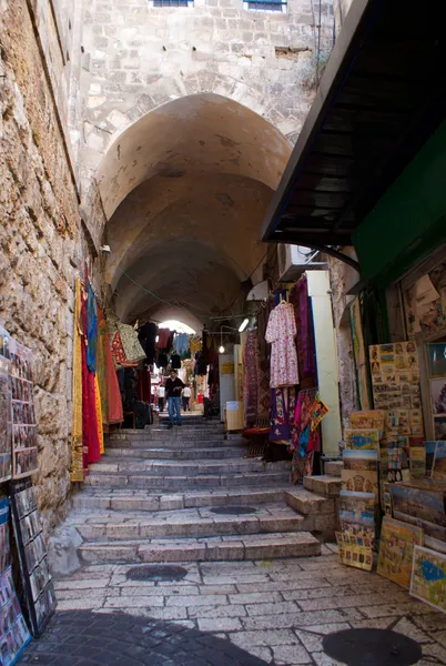 Jerusalén calles de la ciudad vieja —  Fotos de Stock
