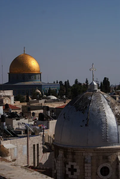 Jeruzalem tempel mount panorama — Stockfoto