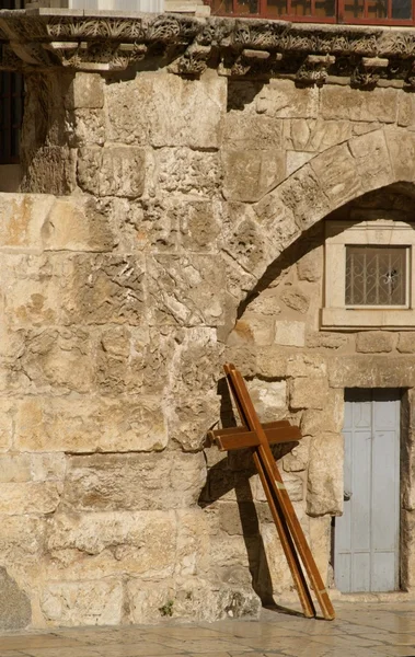 Una cruz en Jerusalén — Foto de Stock