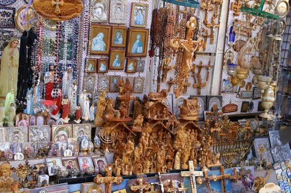 Христианские символы Иерусалима — стоковое фото