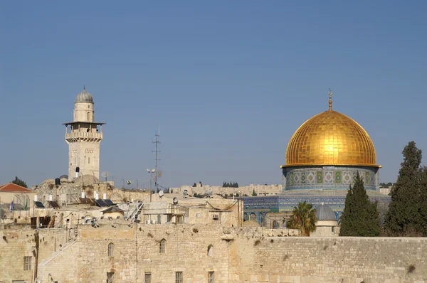 예루살렘 오래 된 시-바위의 돔 — 스톡 사진