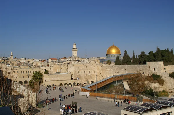 Jerusalem altstadt - kuppel des felsens — Stockfoto