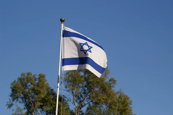 Israel state flag — Stock Photo, Image