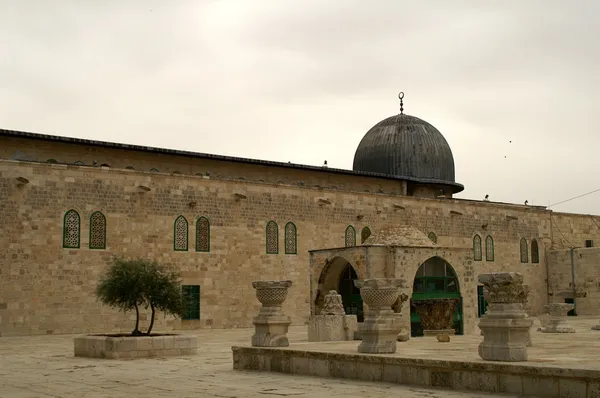 Старый город Иерусалима - мечеть аль Акса — стоковое фото