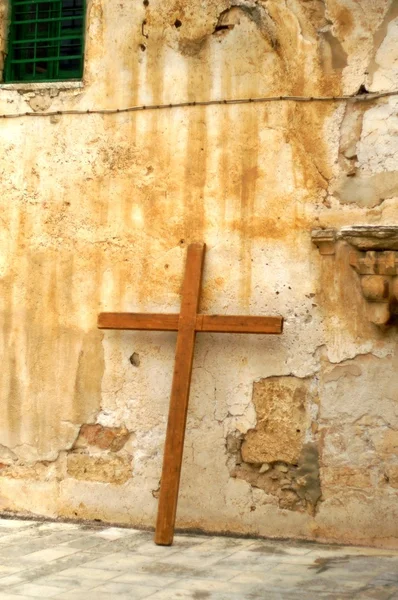 A cross in jerusalem — Stock Photo, Image