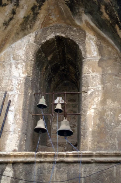 Bells in a Jerusalem holy church — Stock Photo, Image
