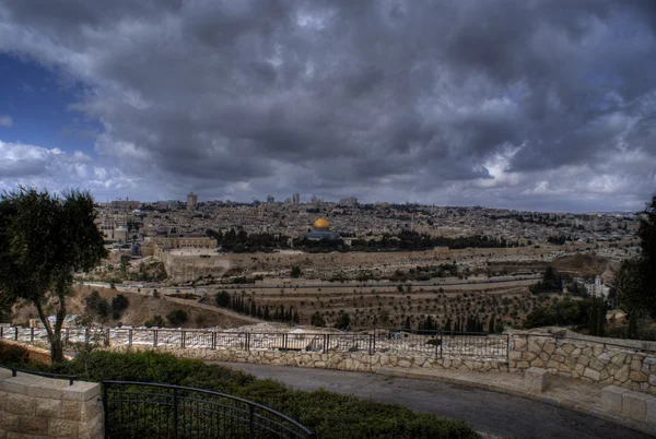 耶路撒冷圣殿山全景 — 图库照片