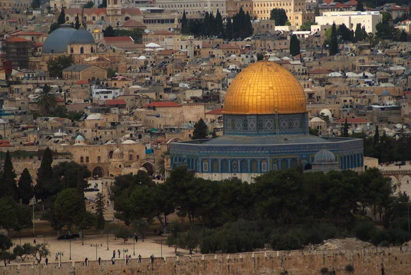耶路撒冷圣殿山全景 — 图库照片