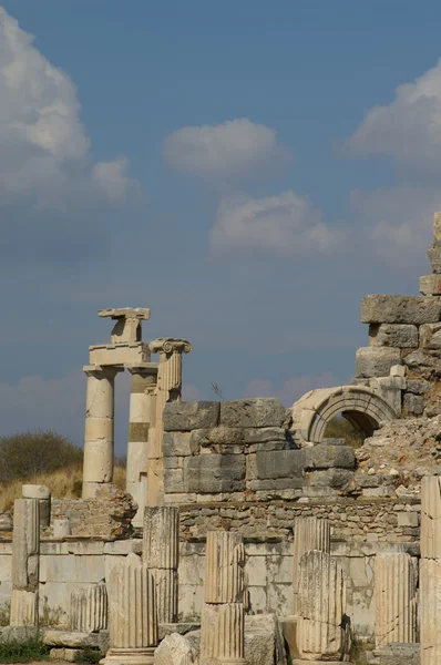 Ruines antiques à Ephèse — Photo