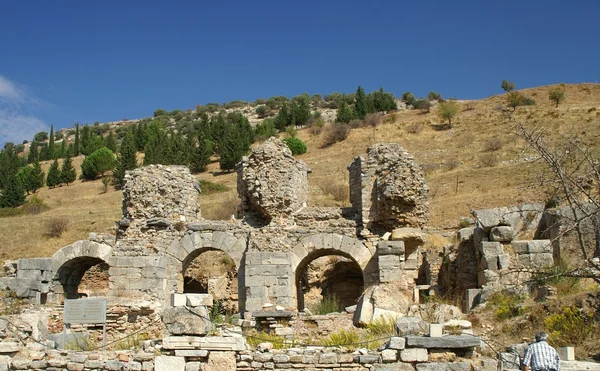 Ruines antiques à Ephèse — Photo