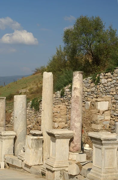 Древние руины Эфеса — стоковое фото