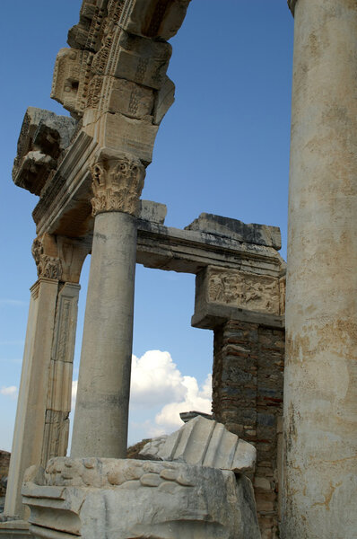 Ruins in Ephesus - antique city