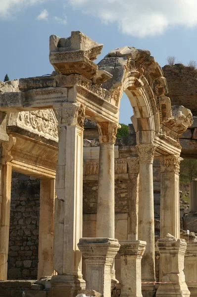 Antické ruiny v Efesu — Stock fotografie