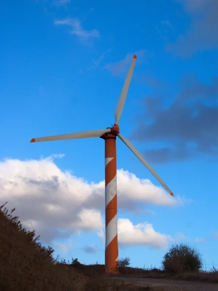 Turbiny wiatrowe w Izraelu — Zdjęcie stockowe