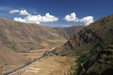 İnka harabelerini pisac