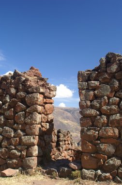 İnka harabelerini pisac