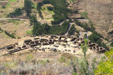 İnka harabelerini pisac