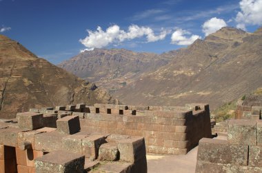 İnka harabelerini pisac