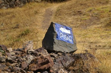 İnka harabelerini pisac