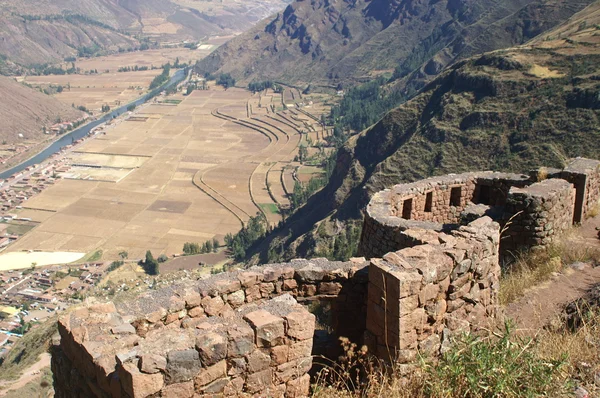 Inca ruins in Pisac — Stock Photo, Image