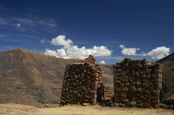Inca ruins in Pisac — Stock Photo, Image