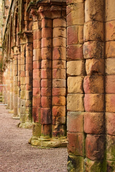 Джедбургское аббатство - достопримечательность для туристов — стоковое фото