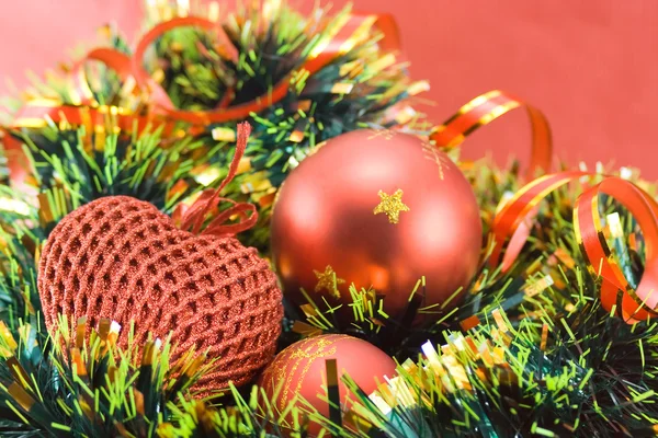 Different christmas decorations — Stock Photo, Image