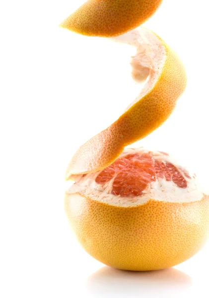 Изолированный грейпфрут — стоковое фото