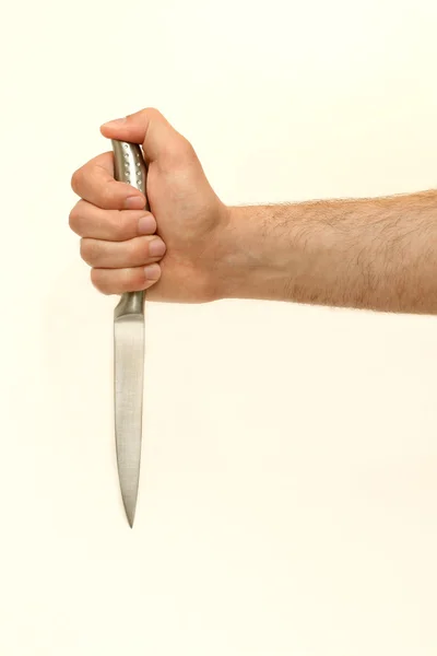 Cuchillo en mano — Foto de Stock