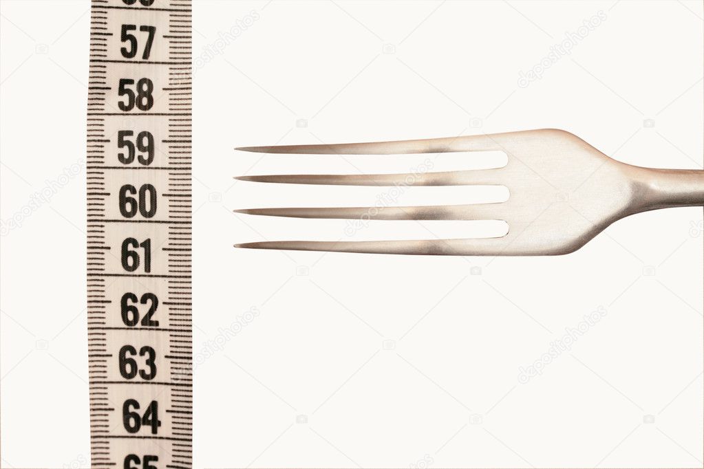 Fork with a tape