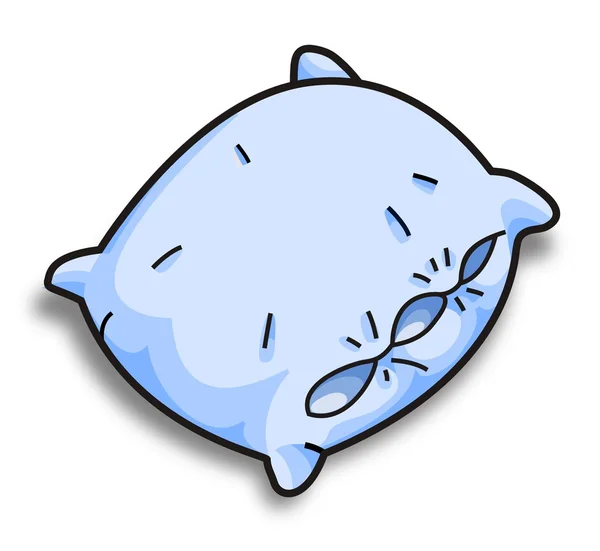 蓝色枕头 — 图库矢量图片