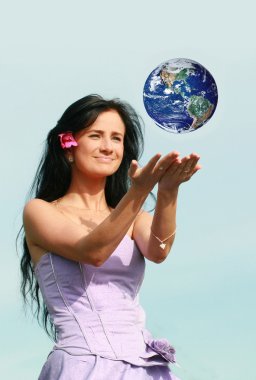 Whole world in my hands clipart